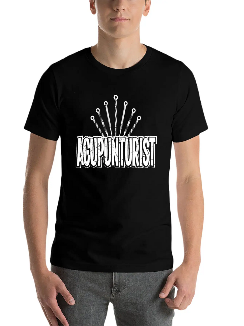 Acupunturist Pun Lover Humor Breathable Soft Cotton T-Shirt – Timeless Casual Look