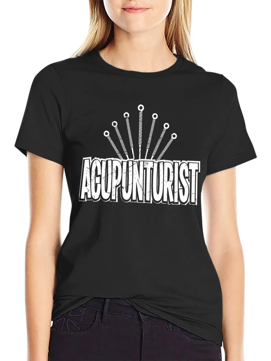 Acupunturist Pun Lover Humor Breathable Soft Cotton T-Shirt – Timeless Casual Look