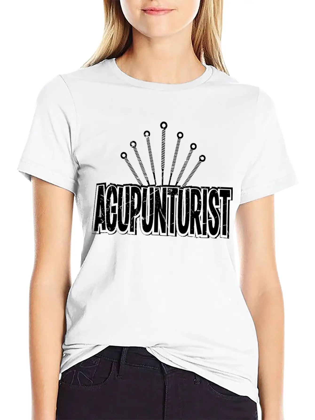 Acupunturist Pun Lover Humor Breathable Soft Cotton T-Shirt – Timeless Casual Look