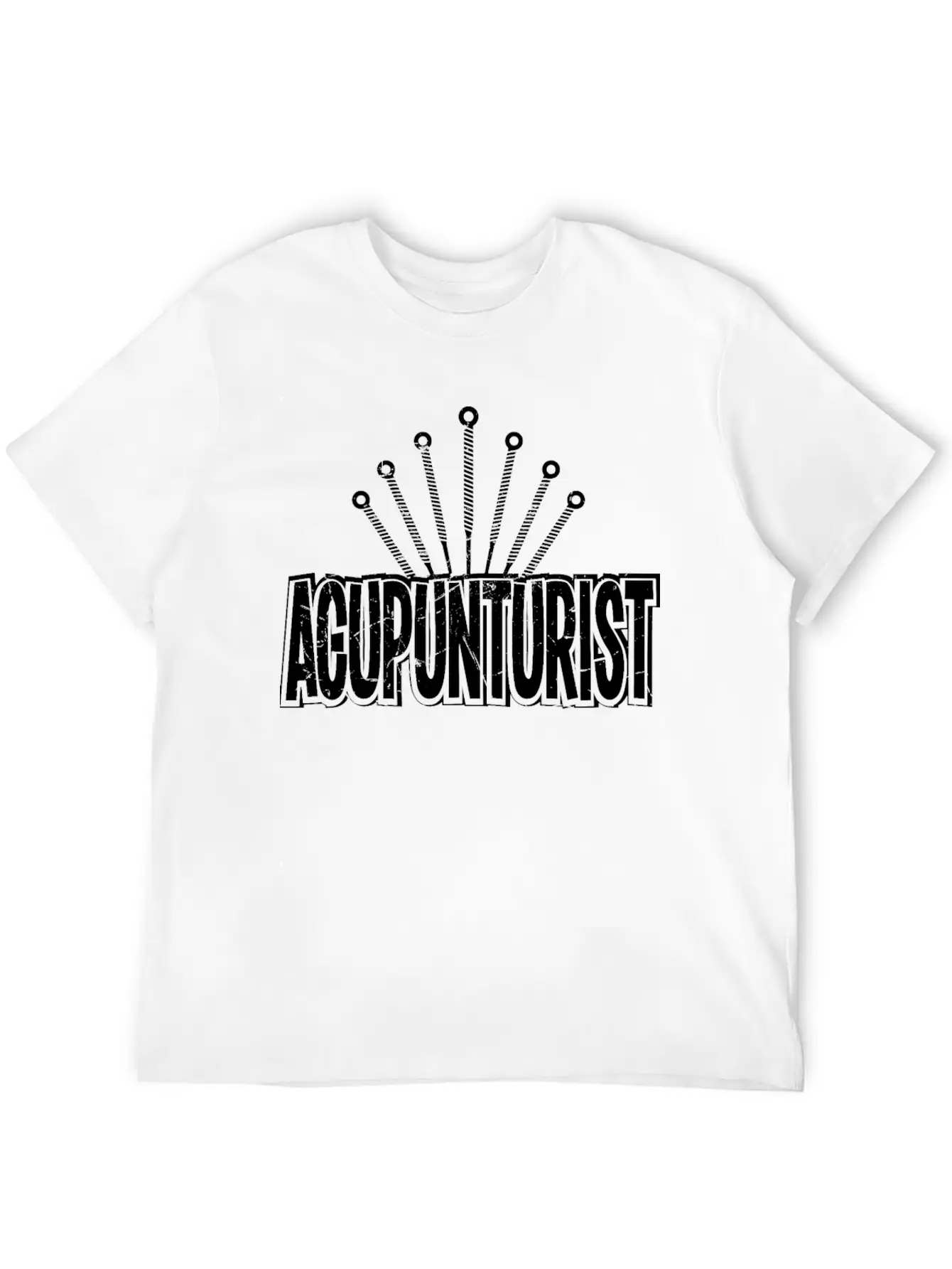 Acupunturist Pun Lover Humor Breathable Soft Cotton T-Shirt – Timeless Casual Look