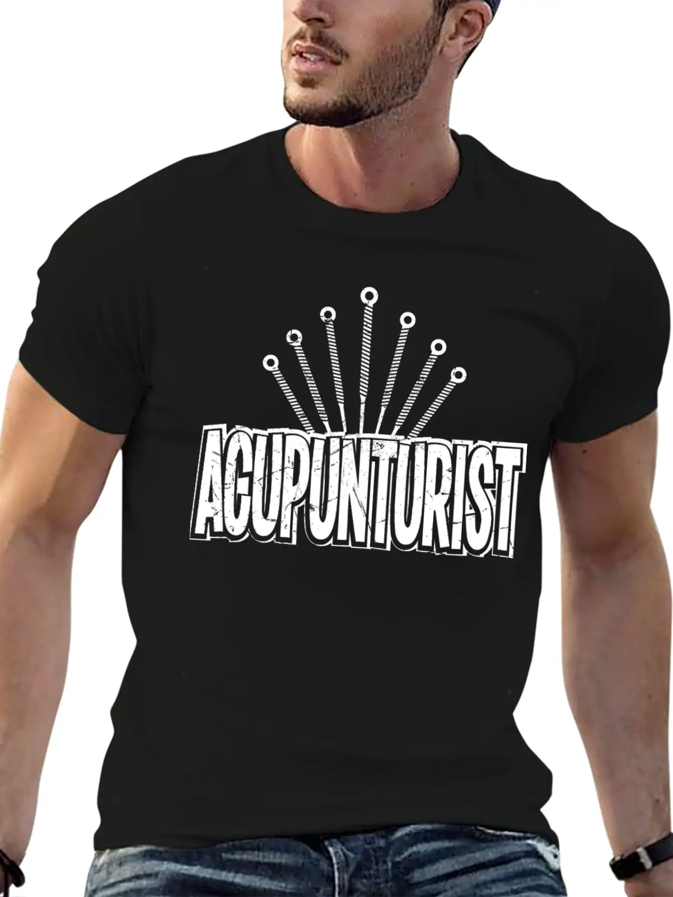 Acupunturist Pun Lover Humor Breathable Soft Cotton T-Shirt – Timeless Casual Look