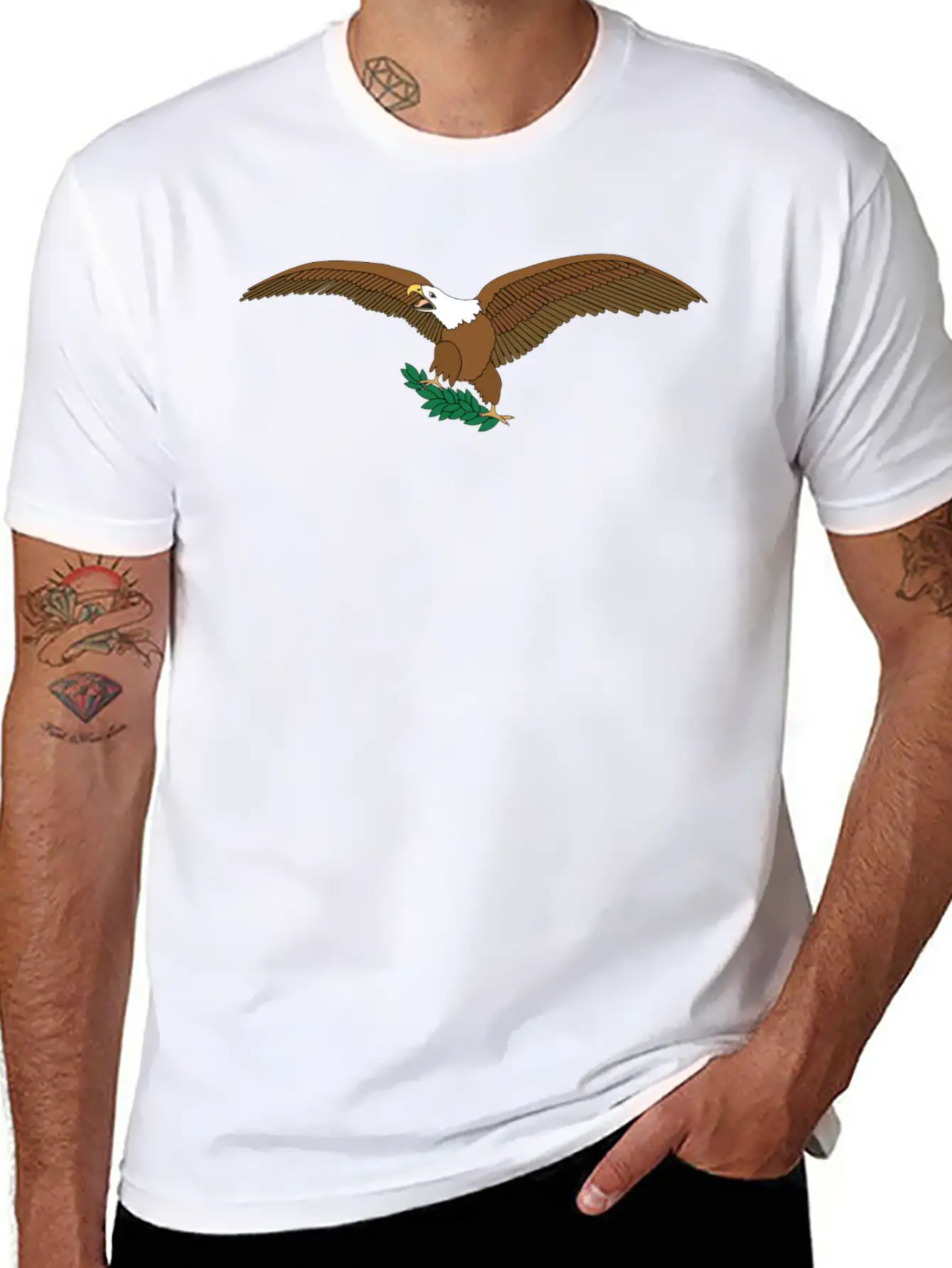 Adler Eagle Bussard Falke Habicht Hawk Falcon56 Breathable Soft Cotton T-Shirt – Timeless Casual Look