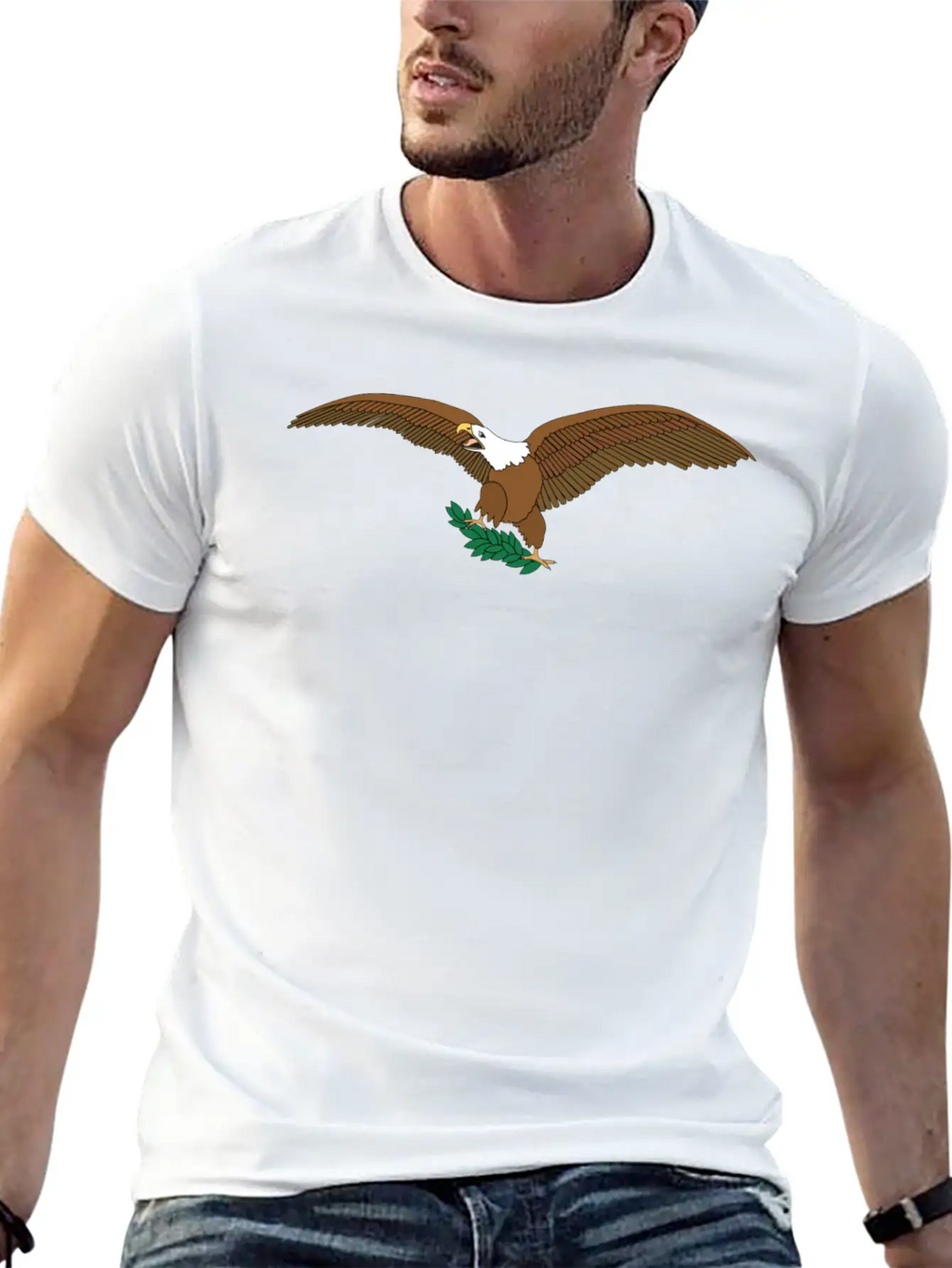 Adler Eagle Bussard Falke Habicht Hawk Falcon56 Breathable Soft Cotton T-Shirt – Timeless Casual Look
