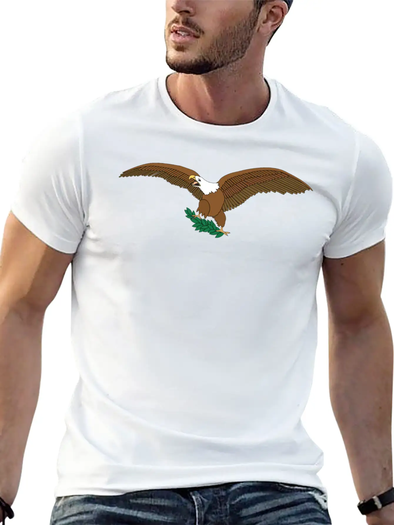 Adler Eagle Bussard Falke Habicht Hawk Falcon56 Breathable Soft Cotton T-Shirt – Timeless Casual Look