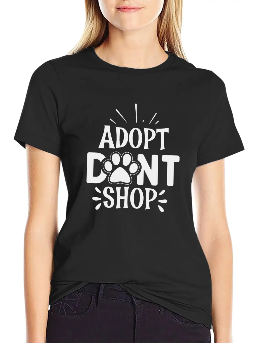 Adopt Dont Shop Essential Cotton Tee For Daily Outfits – Unisex Style