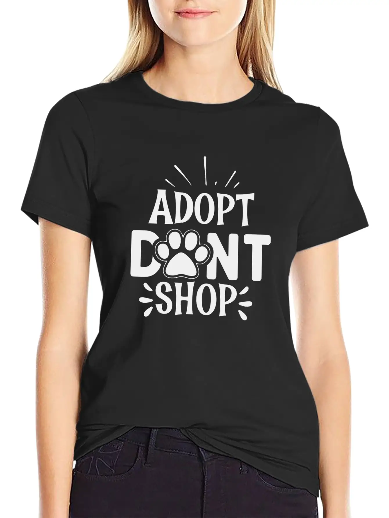 Adopt Dont Shop Essential Cotton Tee For Daily Outfits – Unisex Style