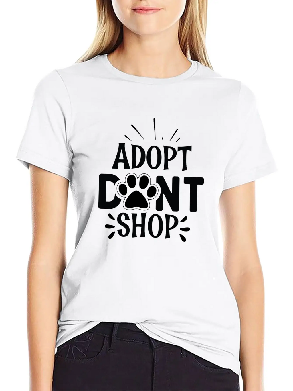 Adopt Dont Shop Essential Cotton Tee For Daily Outfits – Unisex Style
