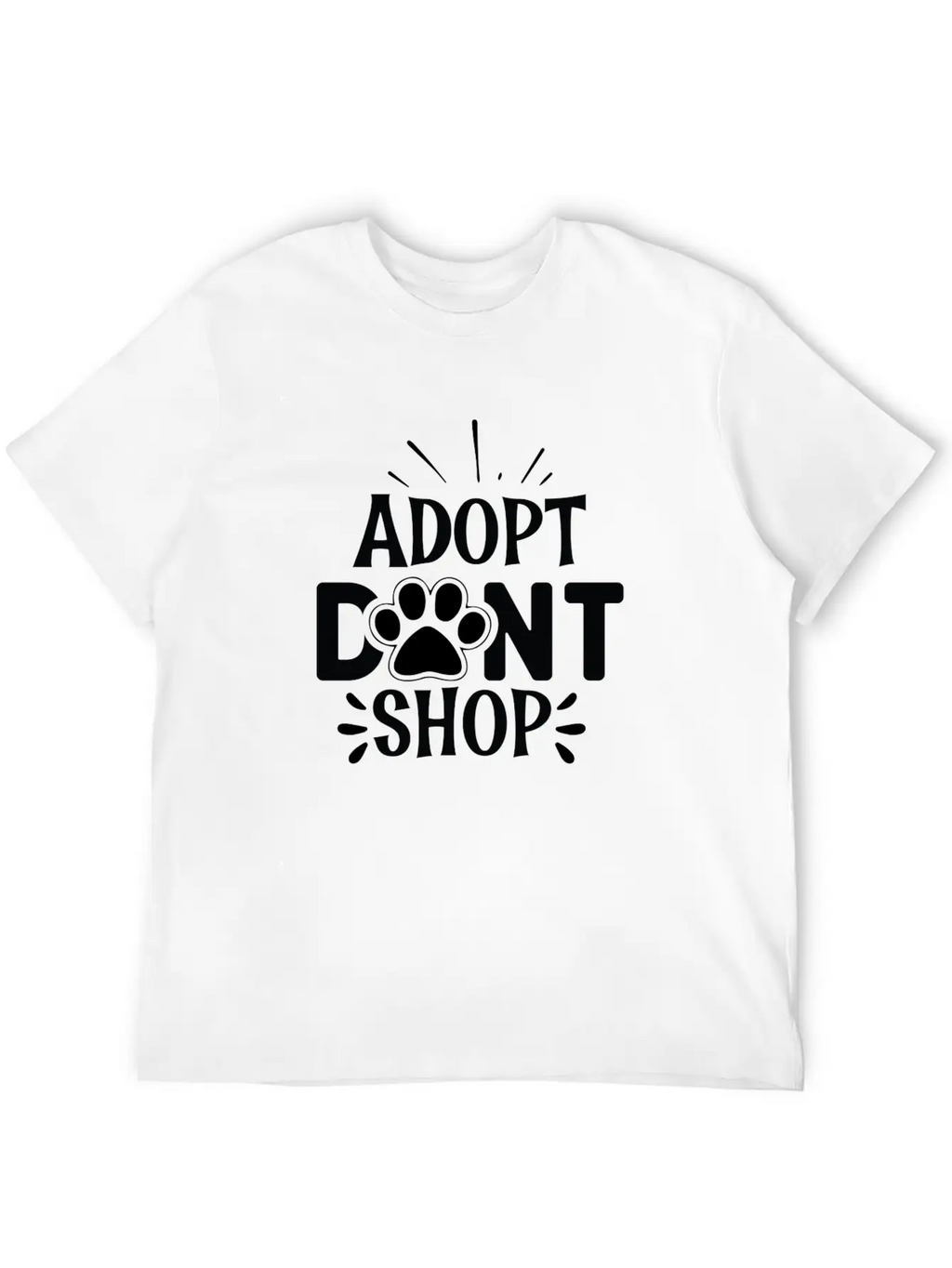 Adopt Dont Shop Essential Cotton Tee For Daily Outfits – Unisex Style