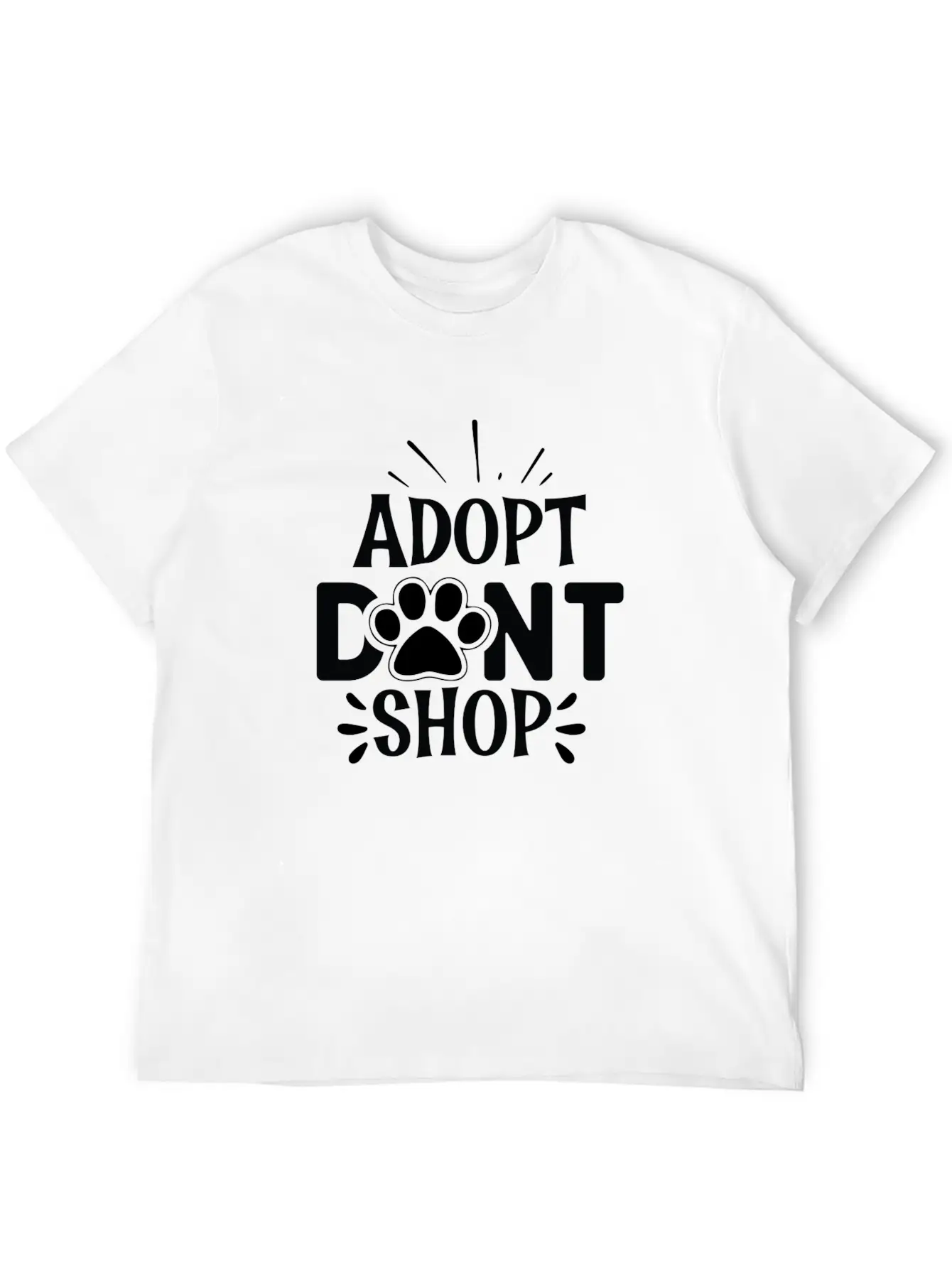 Adopt Dont Shop Essential Cotton Tee For Daily Outfits – Unisex Style