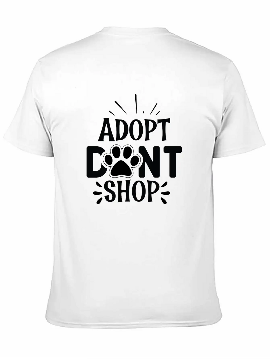 Adopt Dont Shop Essential Cotton Tee For Daily Outfits – Unisex Style