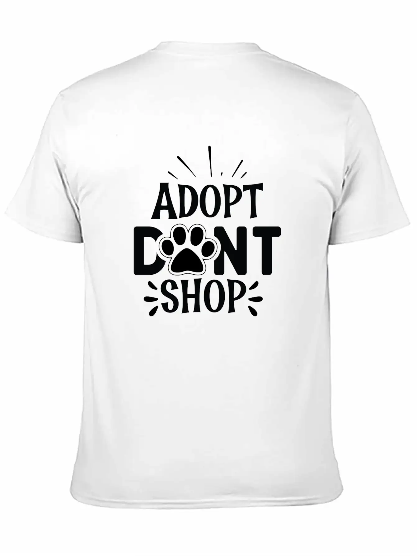 Adopt Dont Shop Essential Cotton Tee For Daily Outfits – Unisex Style