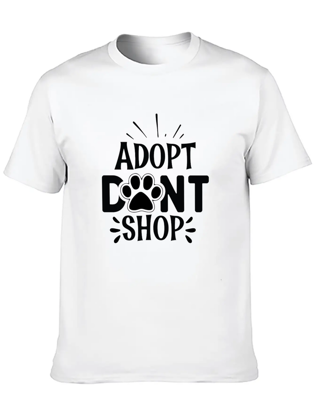 Adopt Dont Shop Essential Cotton Tee For Daily Outfits – Unisex Style