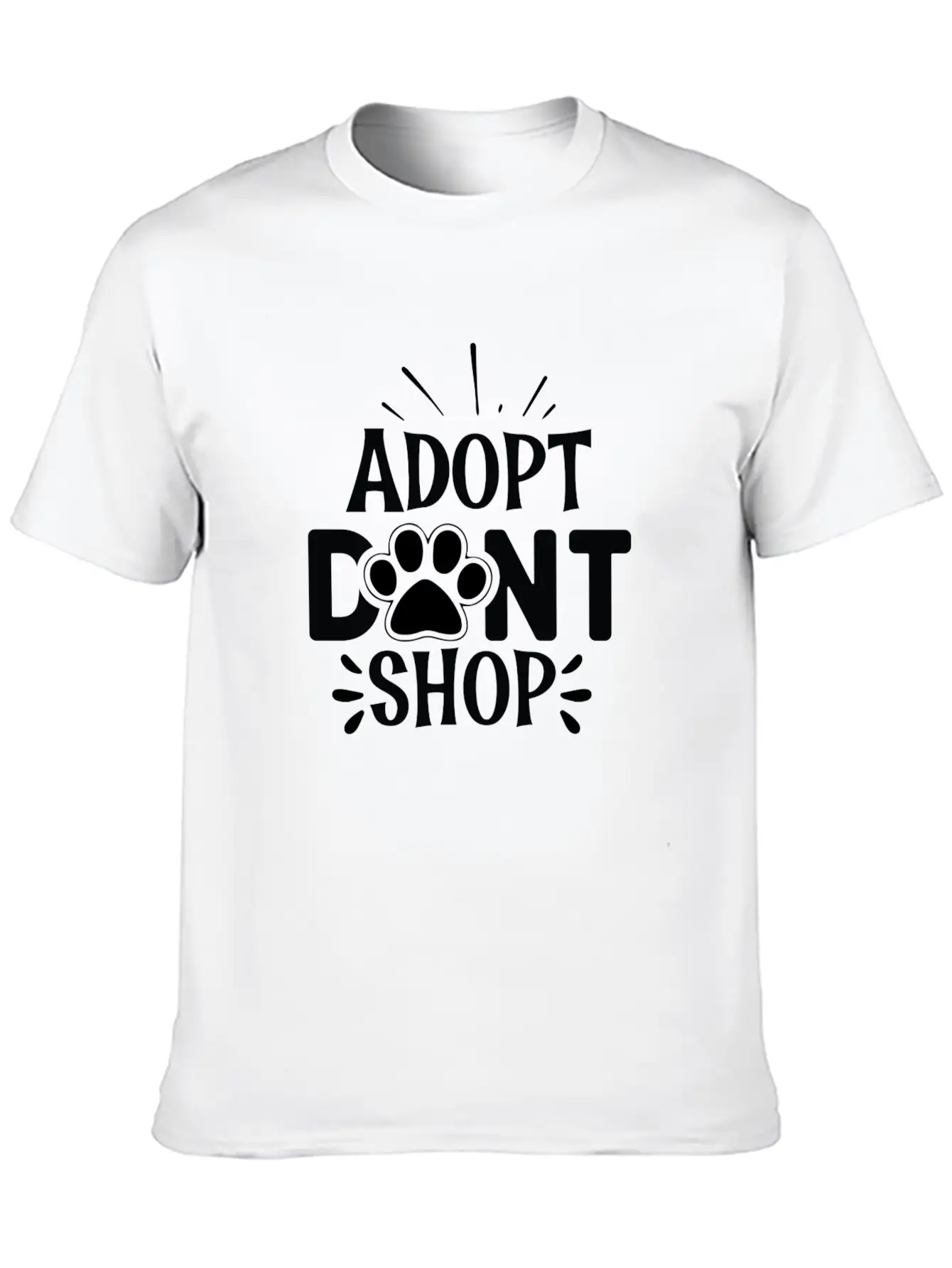 Adopt Dont Shop Essential Cotton Tee For Daily Outfits – Unisex Style