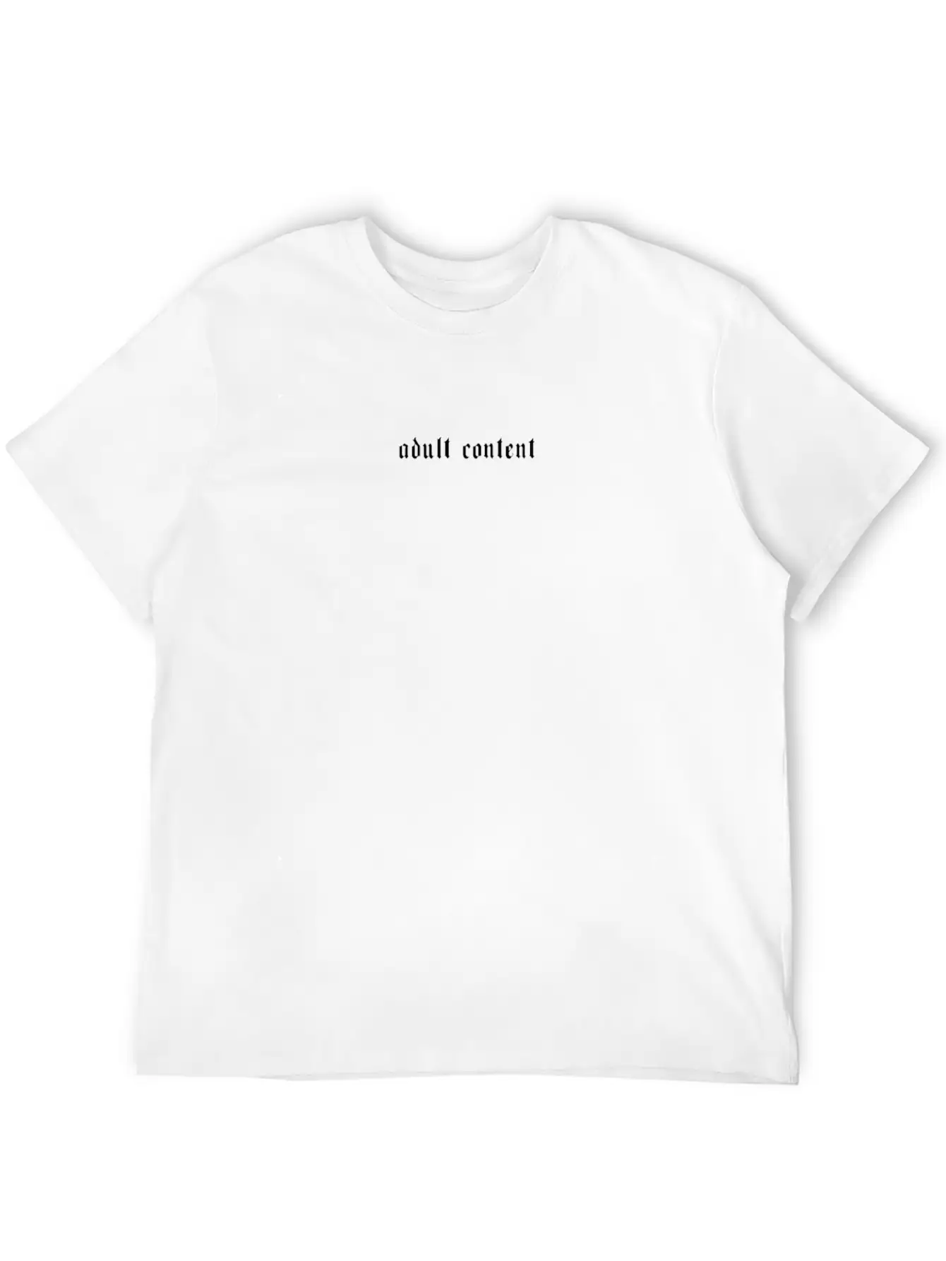 Adult Content Aesthetic Grunge Goth Aesthetics Unisex Casual T-Shirt – Clean Design For Daily Comfort