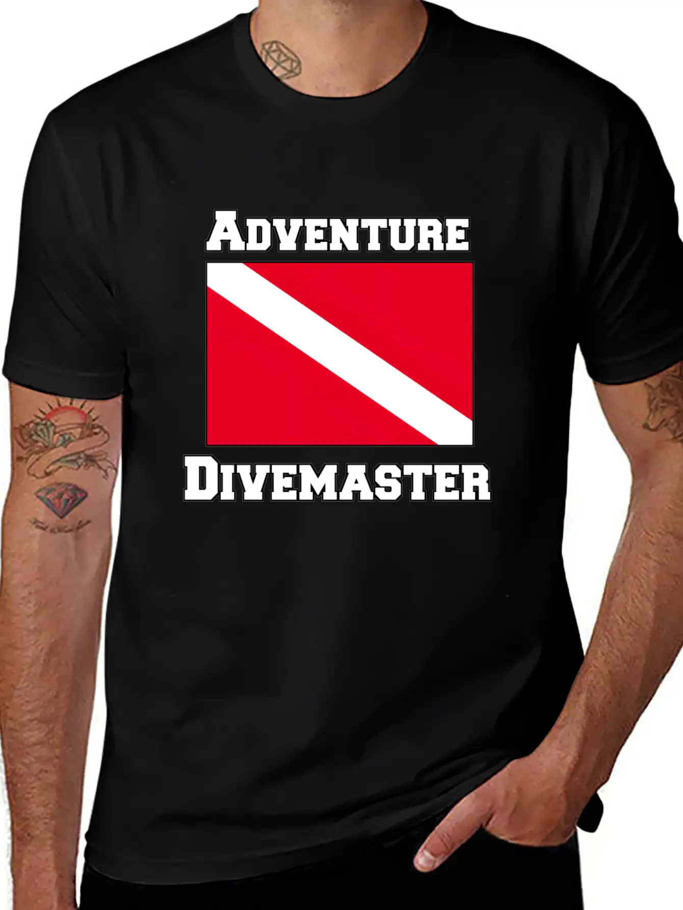 Adventure Divemaster Casual Graphic T-Shirt – Simple And Comfortable Daily Wear