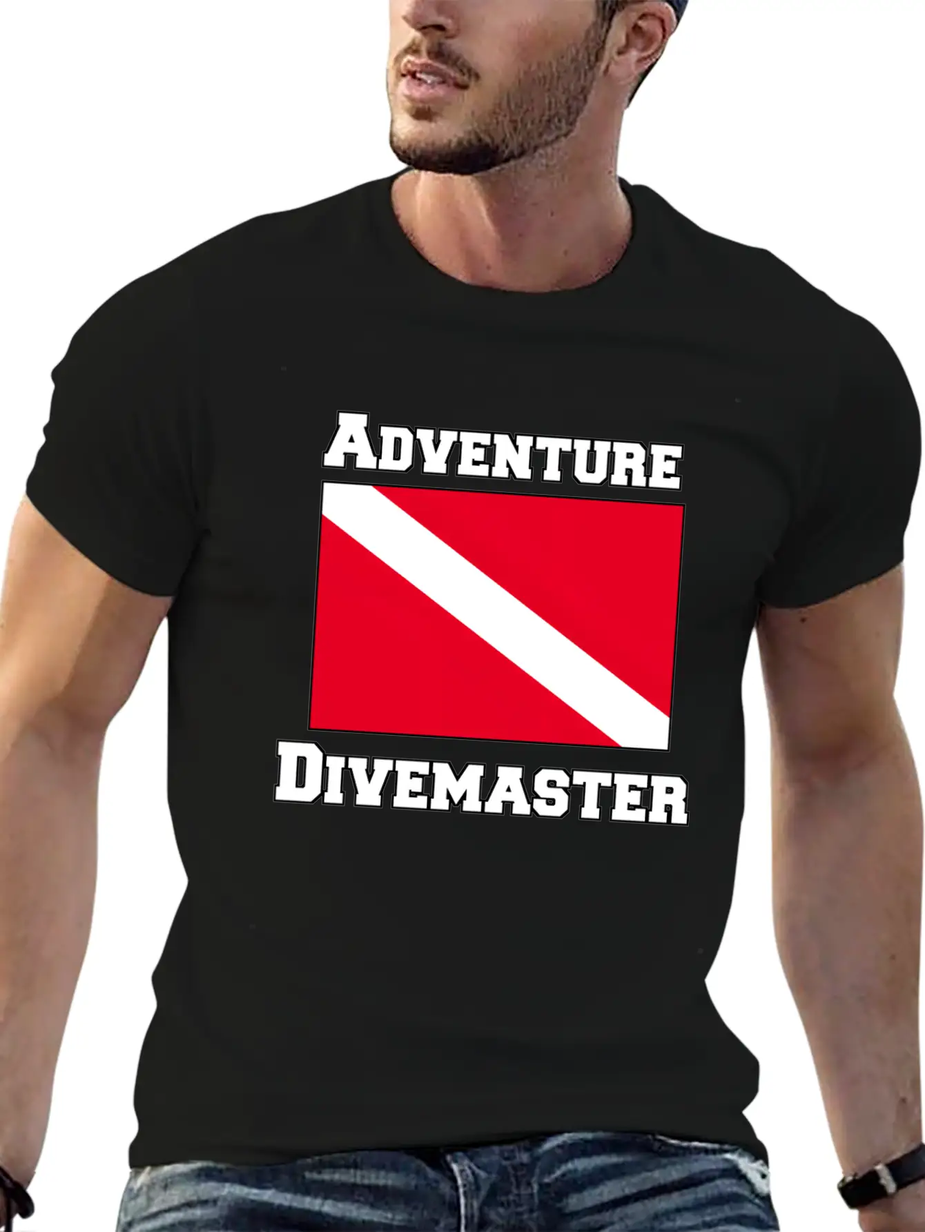 Adventure Divemaster Casual Graphic T-Shirt – Simple And Comfortable Daily Wear