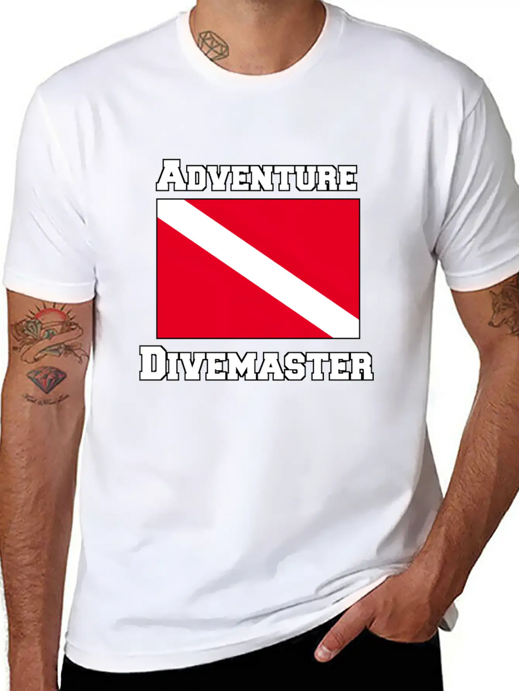 Adventure Divemaster Casual Graphic T-Shirt – Simple And Comfortable Daily Wear