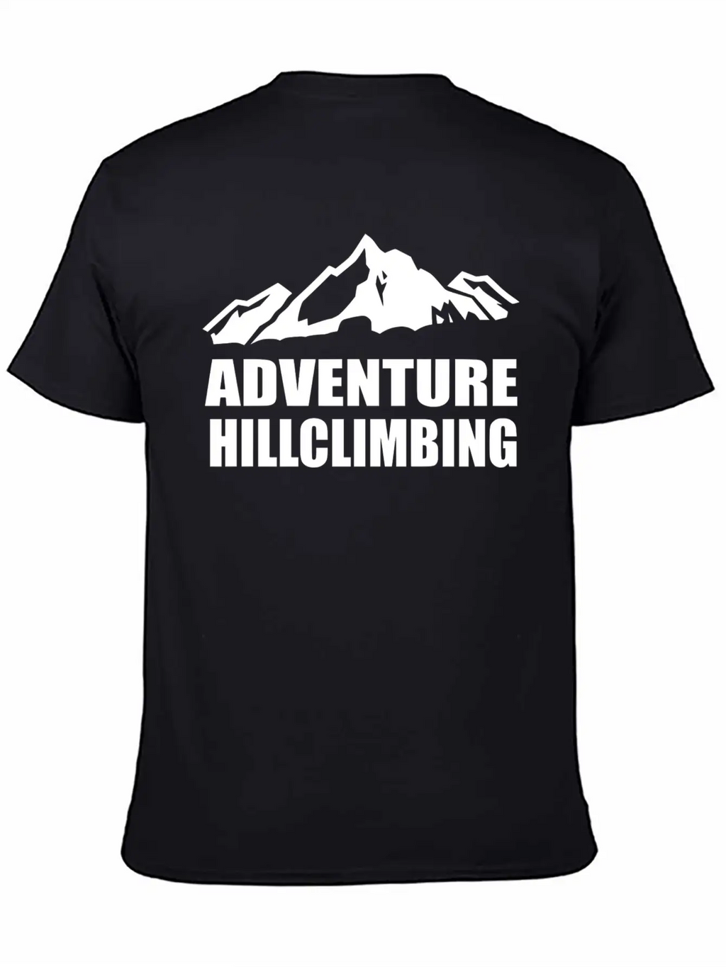Adventure Hillclimbing Mountain / Mountain White Unisex Casual T-Shirt – Clean Design For Daily Comfort