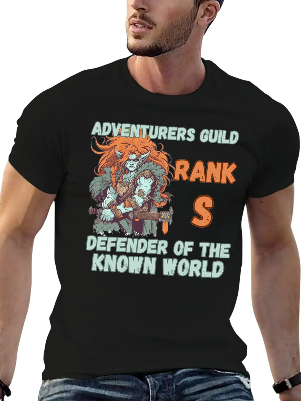 Adventurers Guild, Known World Defender Casual Graphic T-Shirt – Simple And Comfortable Daily Wear