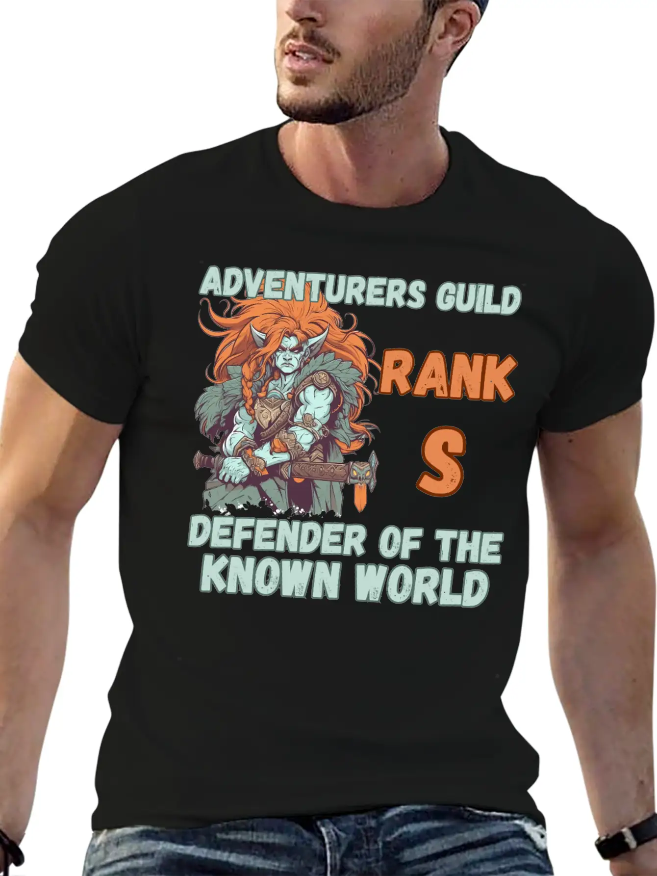 Adventurers Guild, Known World Defender Casual Graphic T-Shirt – Simple And Comfortable Daily Wear