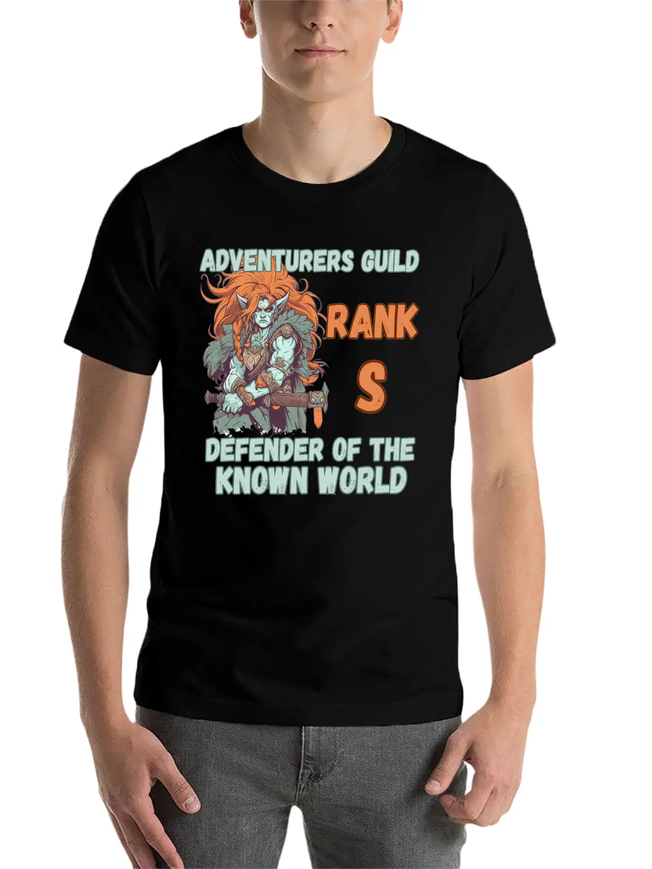 Adventurers Guild, Known World Defender Casual Graphic T-Shirt – Simple And Comfortable Daily Wear
