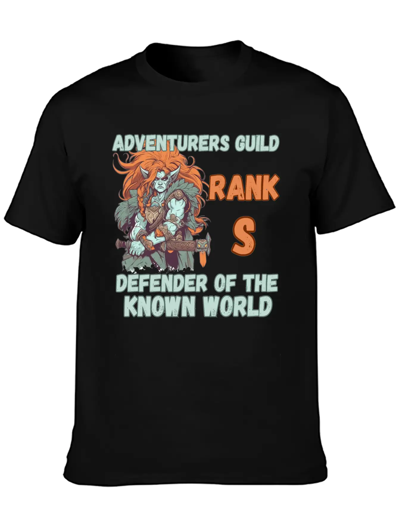 Adventurers Guild, Known World Defender Casual Graphic T-Shirt – Simple And Comfortable Daily Wear