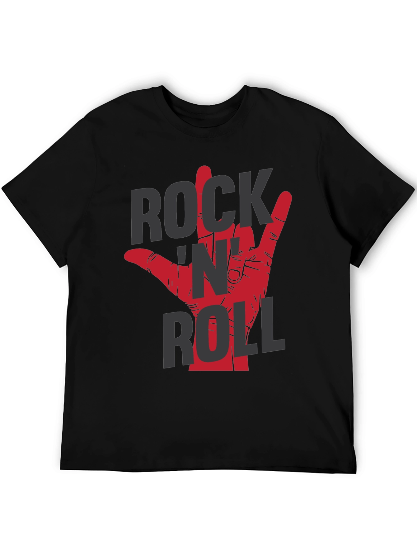Rock N Roll Hand Graphic T-Shirt
