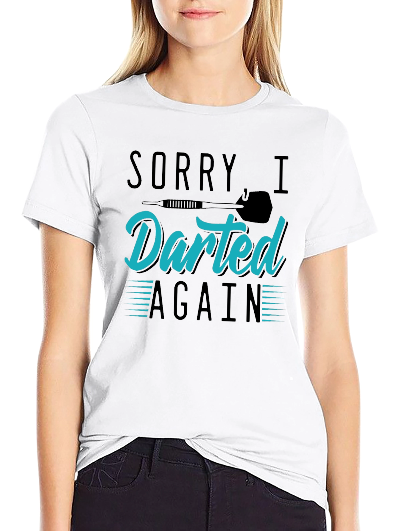 Sorry I Darted Again - Mens Graphic T-Shirt
