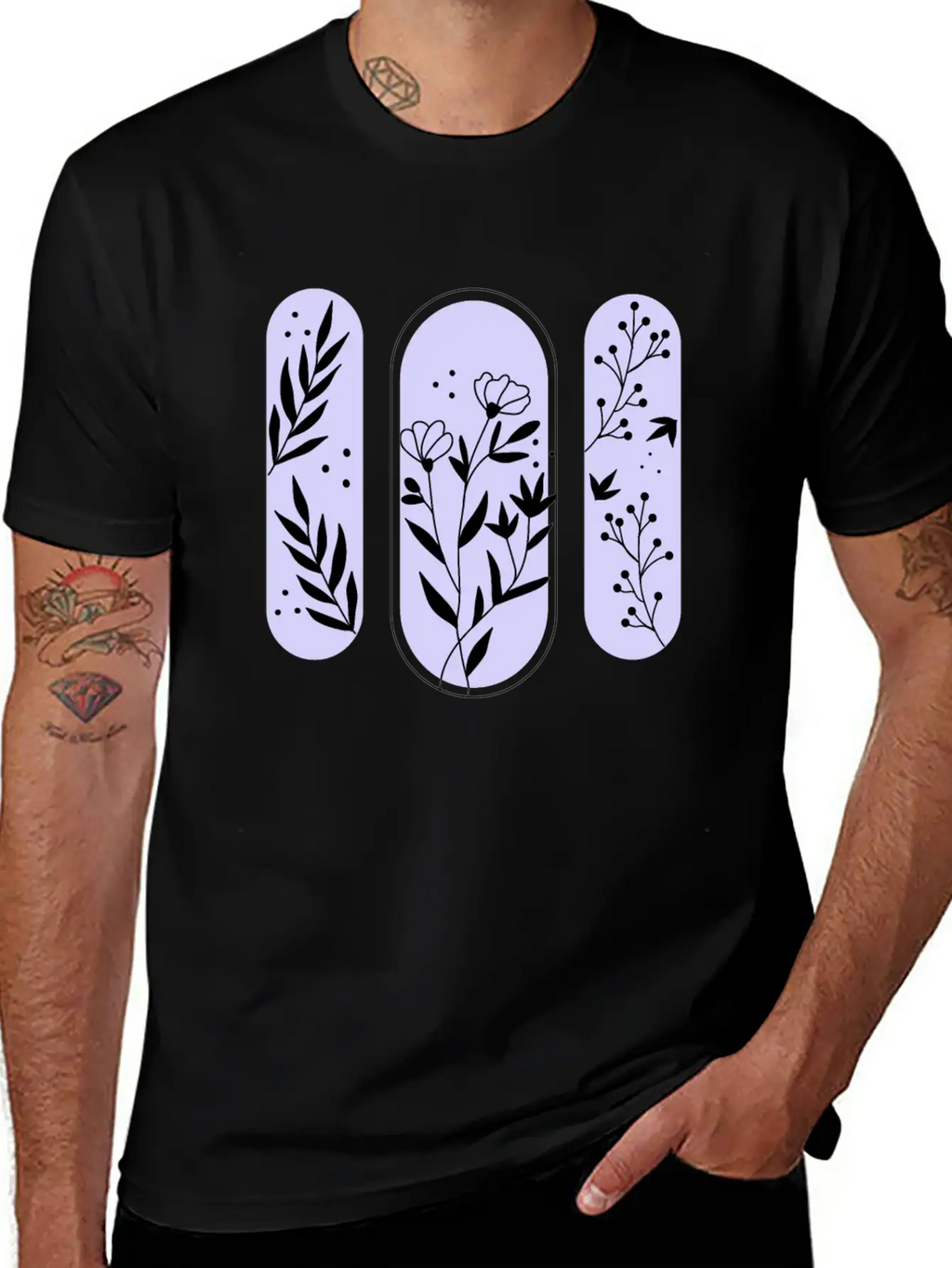 Aesthetics Amplified Leaf Casual Graphic T-Shirt – Simple And Comfortable Daily Wear