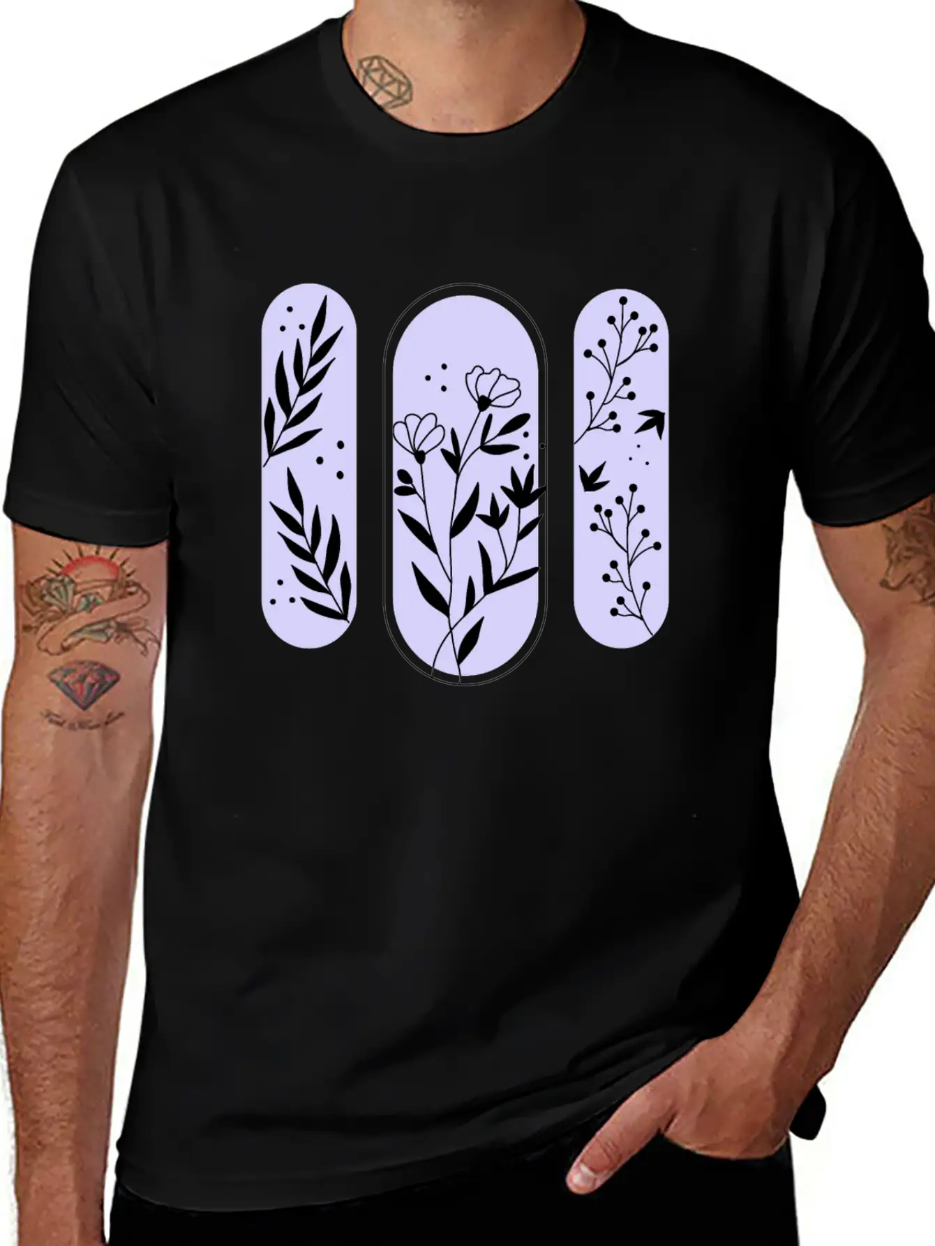 Aesthetics Amplified Leaf Casual Graphic T-Shirt – Simple And Comfortable Daily Wear