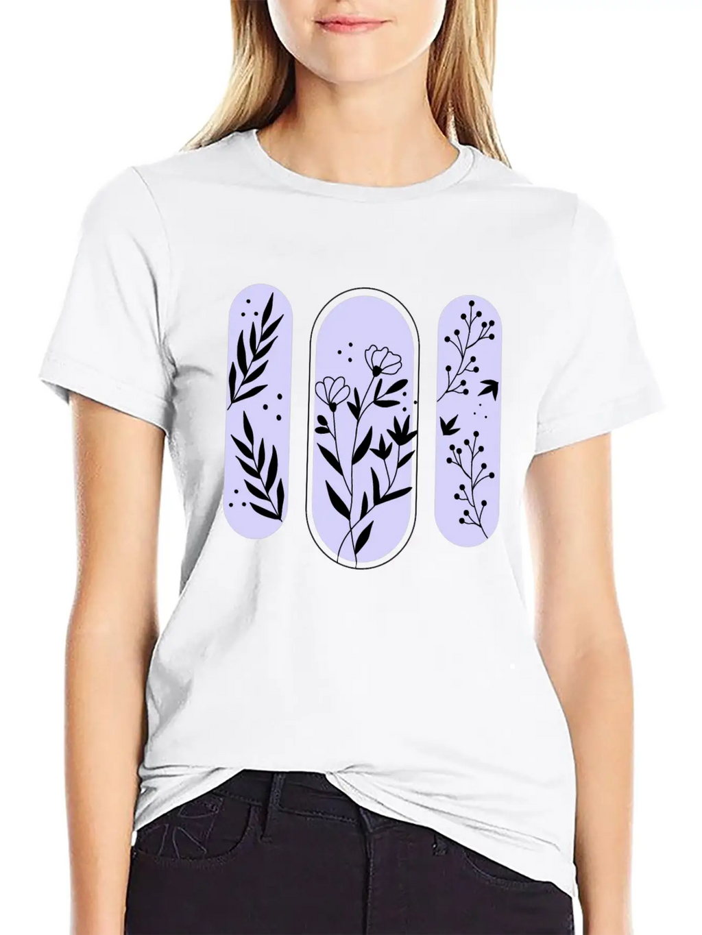 Aesthetics Amplified Leaf Casual Graphic T-Shirt – Simple And Comfortable Daily Wear