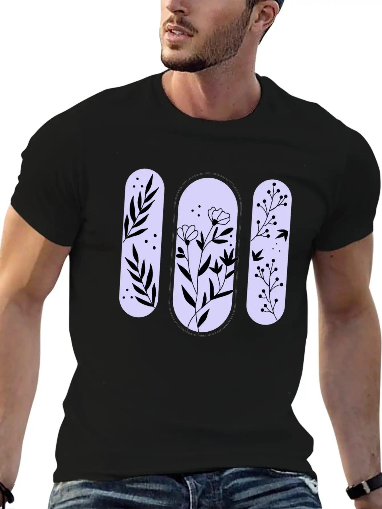 Aesthetics Amplified Leaf Casual Graphic T-Shirt – Simple And Comfortable Daily Wear