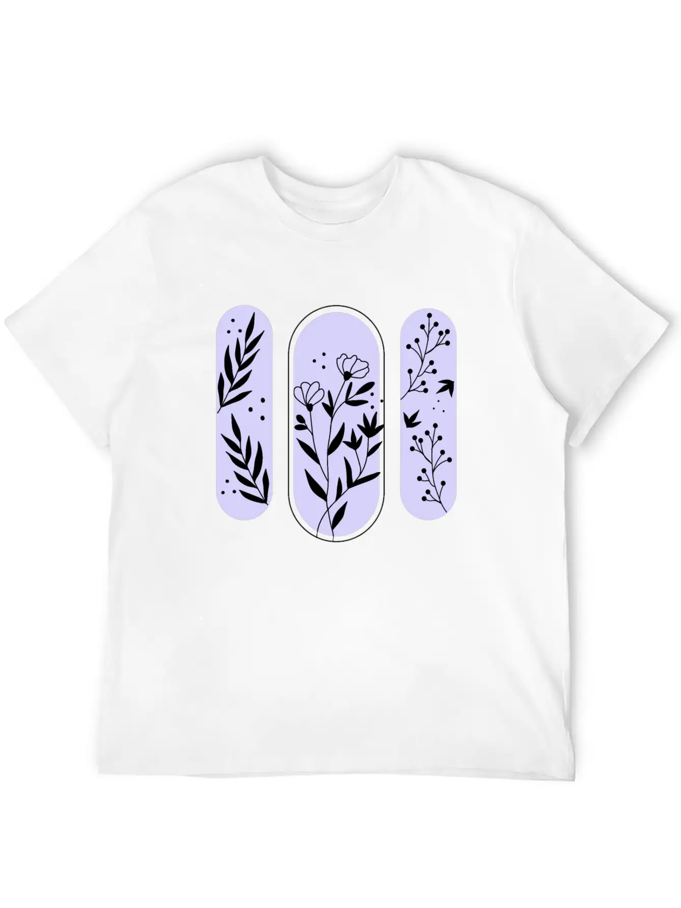 Aesthetics Amplified Leaf Casual Graphic T-Shirt – Simple And Comfortable Daily Wear