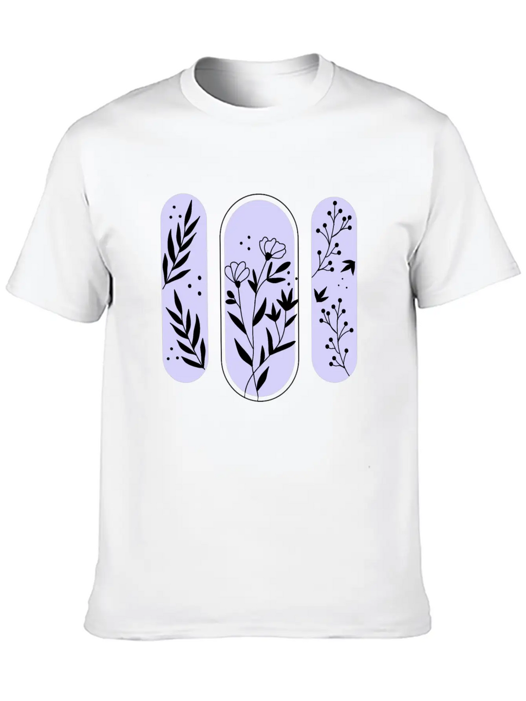 Aesthetics Amplified Leaf Casual Graphic T-Shirt – Simple And Comfortable Daily Wear