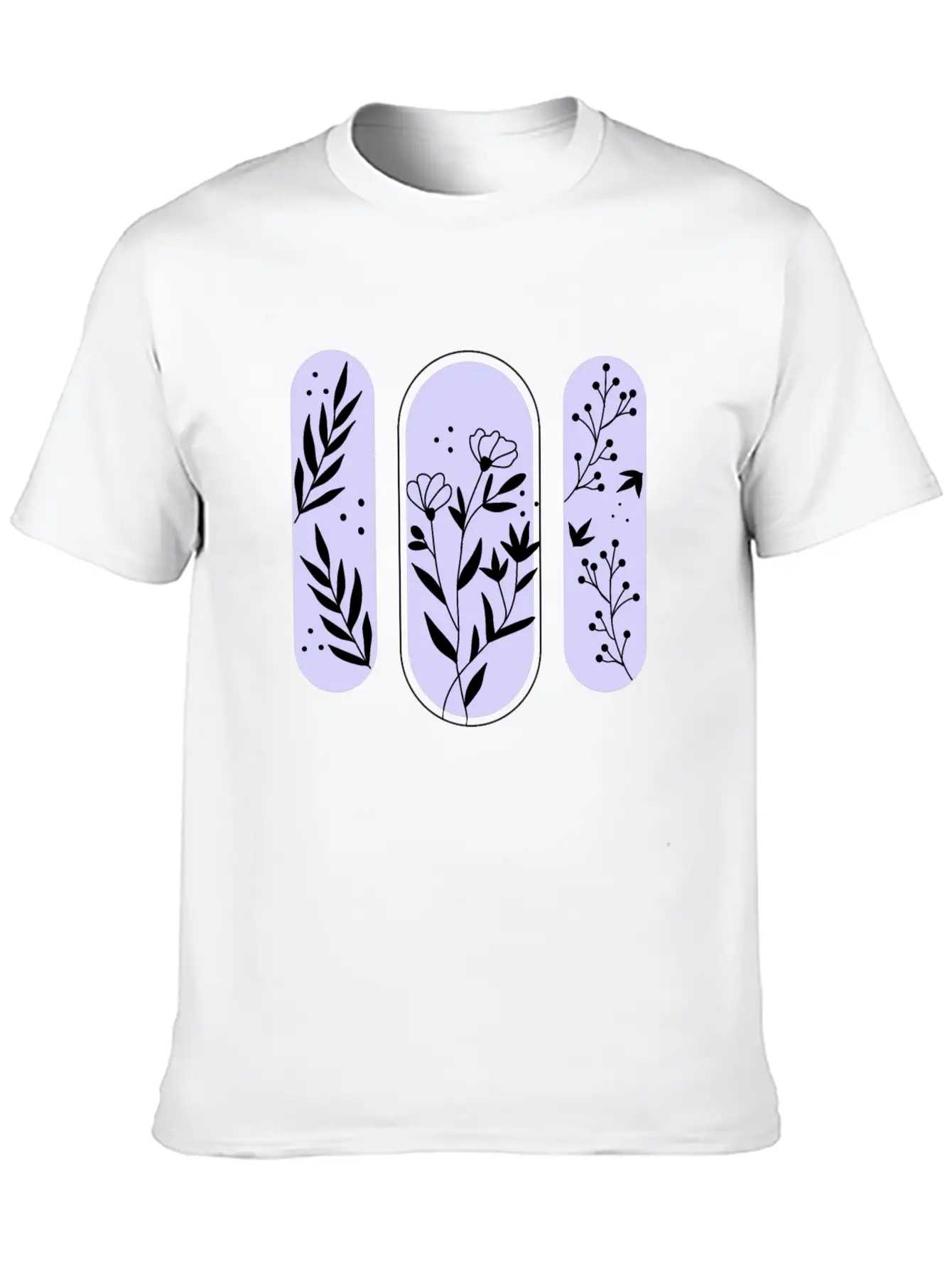 Aesthetics Amplified Leaf Casual Graphic T-Shirt – Simple And Comfortable Daily Wear