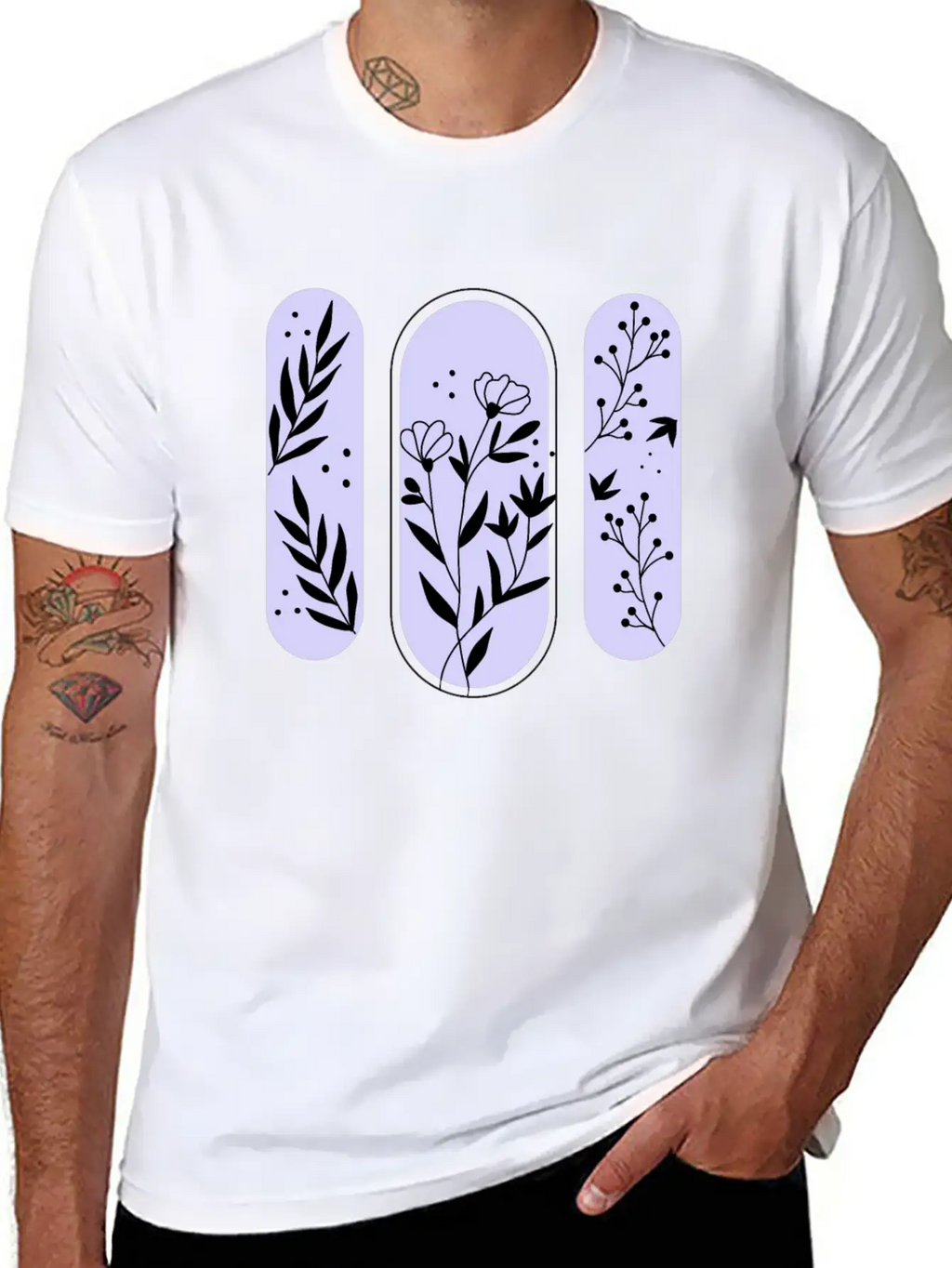Aesthetics Amplified Leaf Casual Graphic T-Shirt – Simple And Comfortable Daily Wear