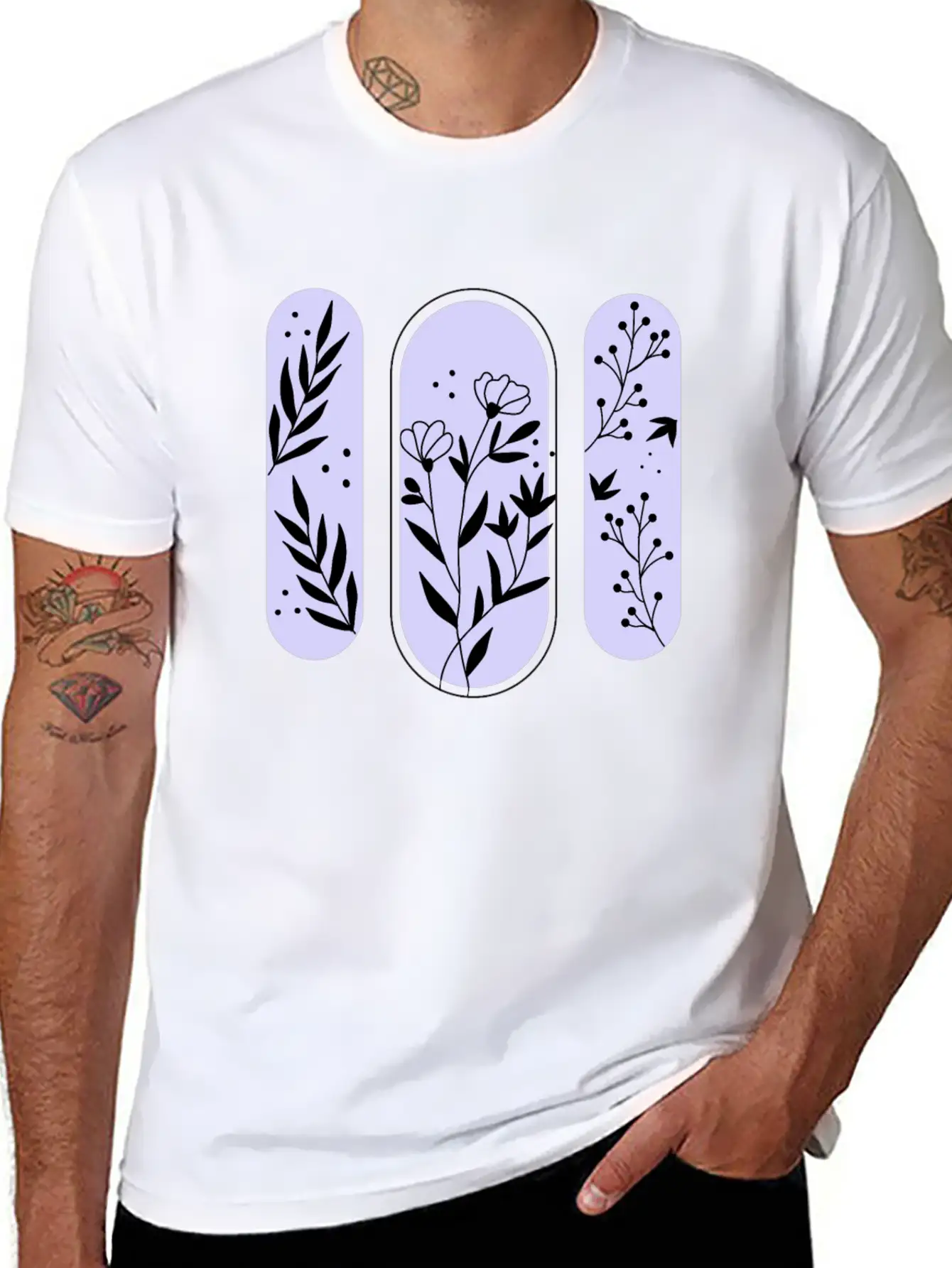 Aesthetics Amplified Leaf Casual Graphic T-Shirt – Simple And Comfortable Daily Wear