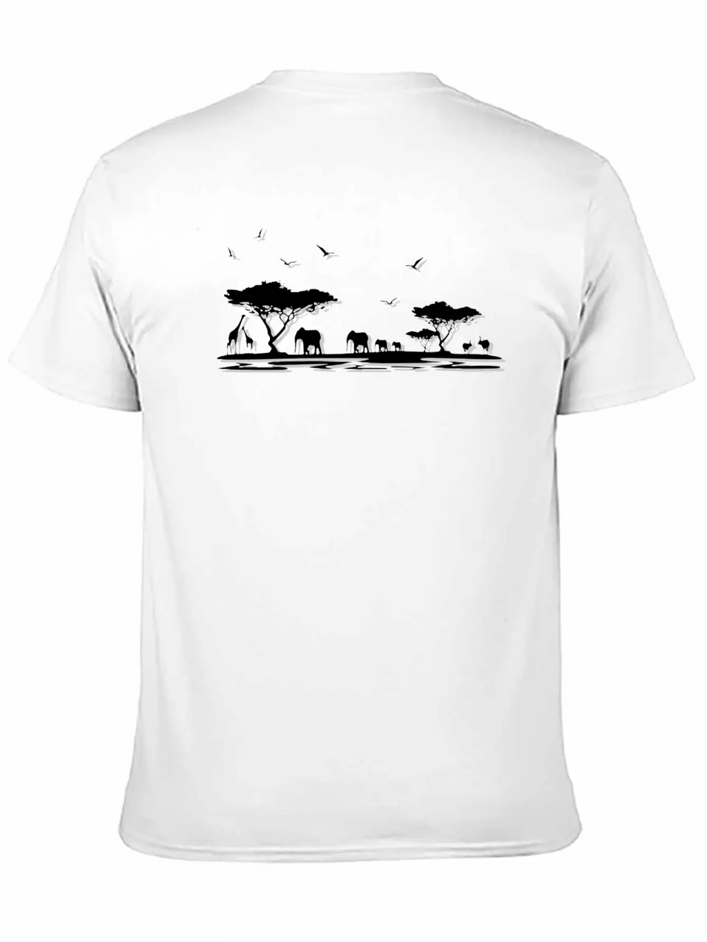 Africa Shadow T Unisex Casual T-Shirt – Clean Design For Daily Comfort