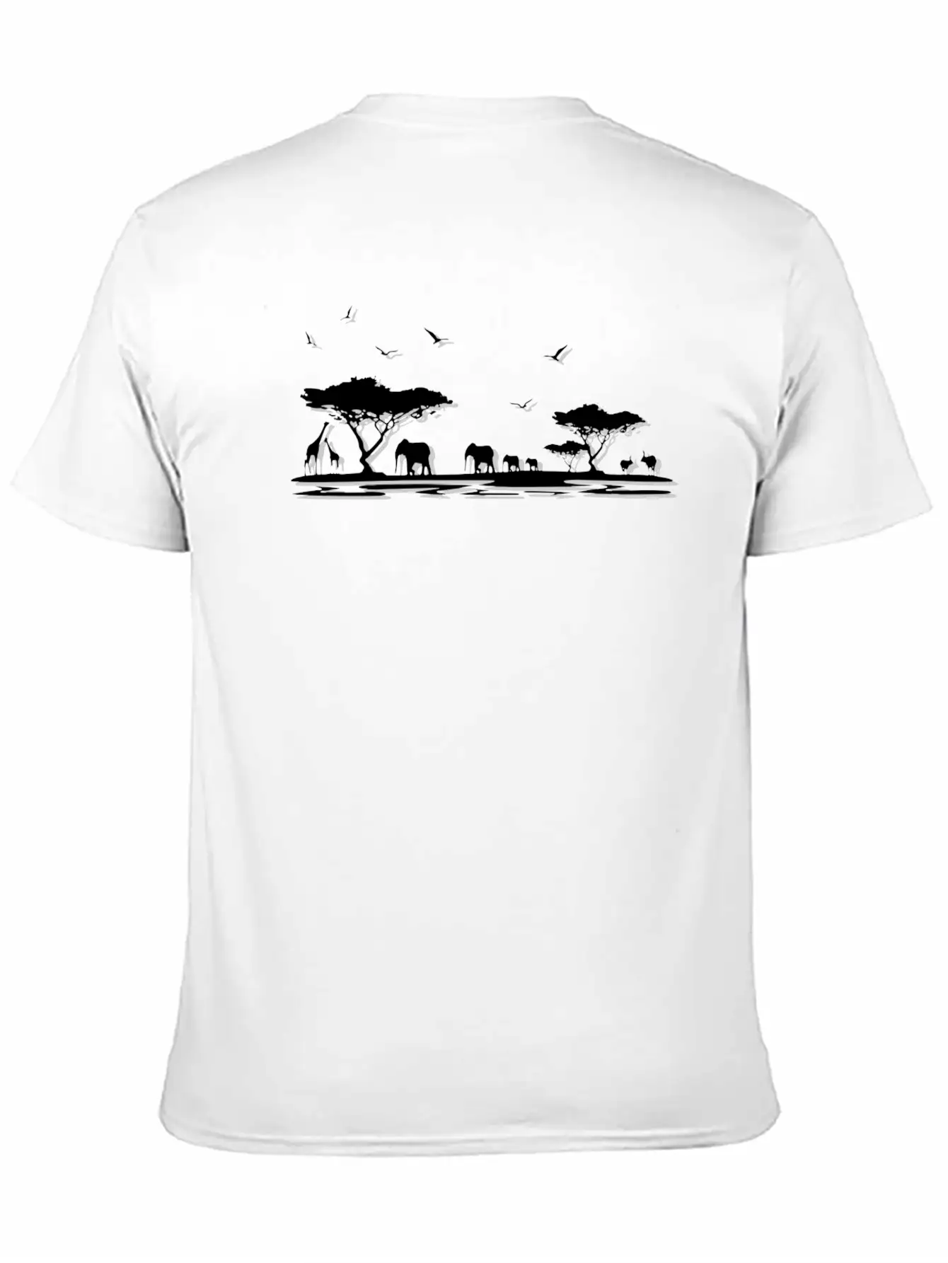 Africa Shadow T Unisex Casual T-Shirt – Clean Design For Daily Comfort