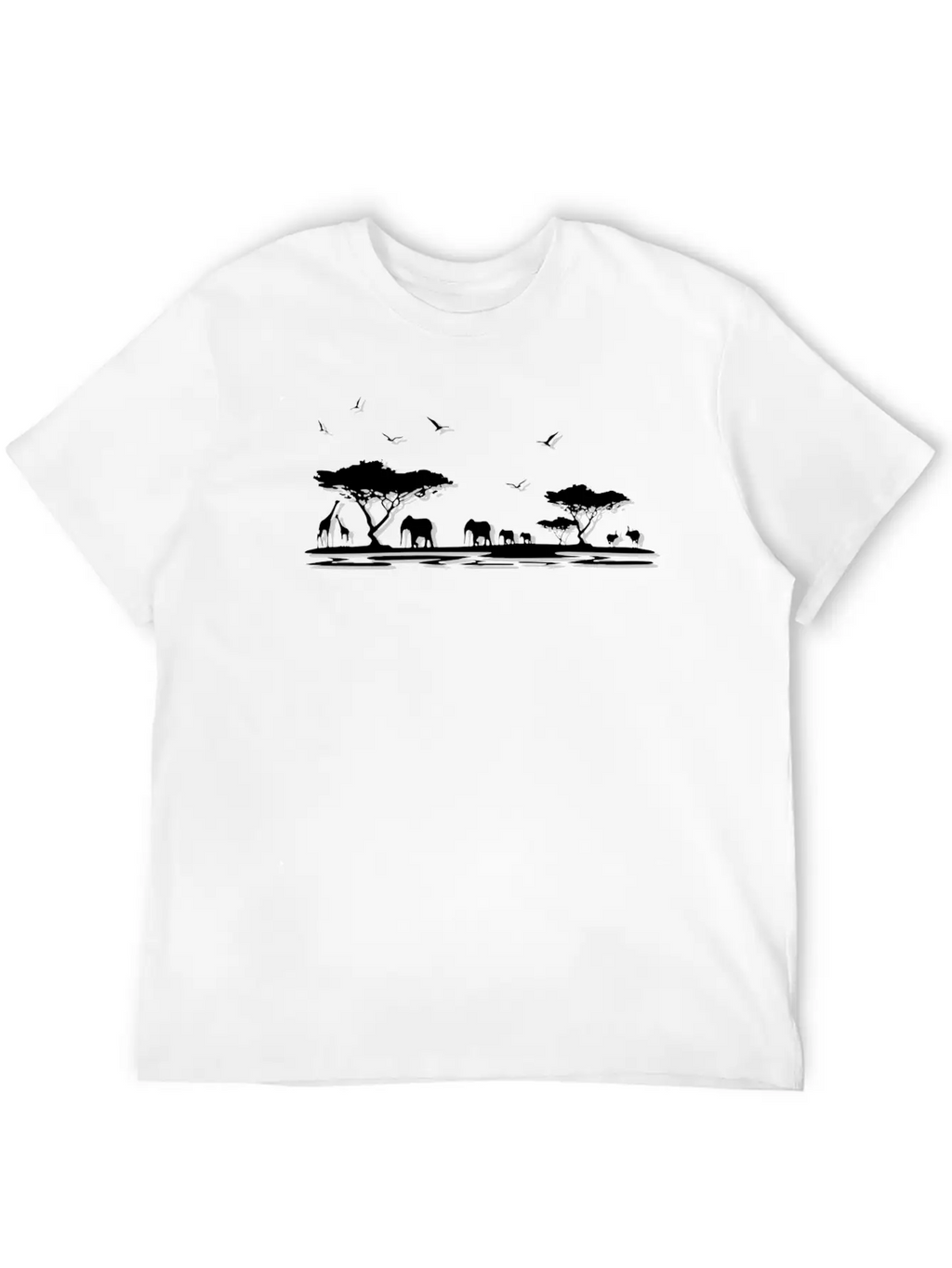 Africa Shadow T Unisex Casual T-Shirt – Clean Design For Daily Comfort