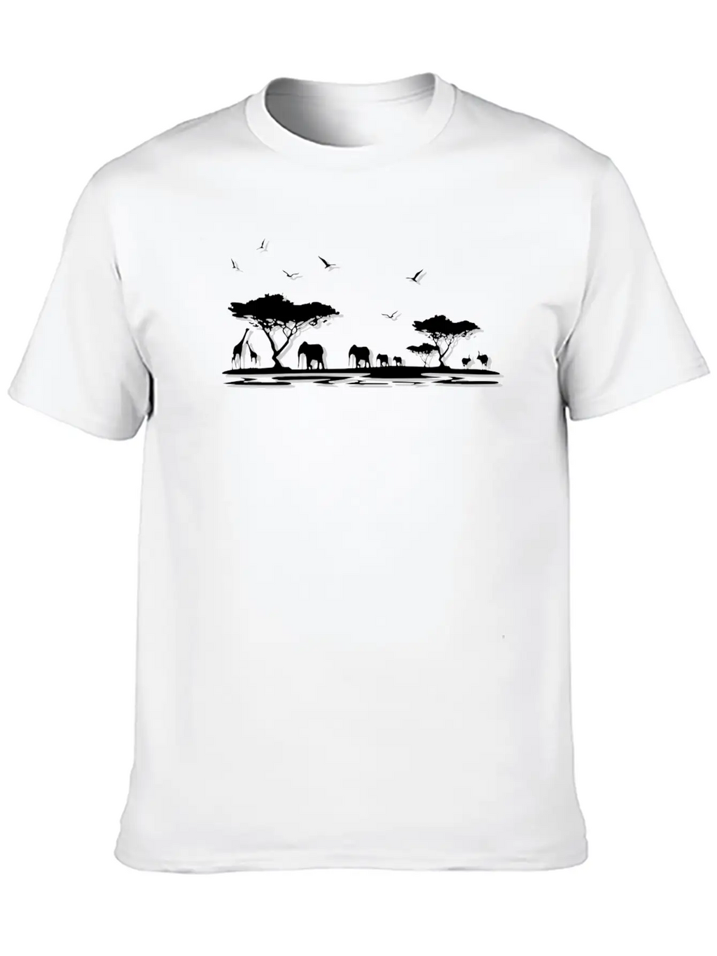 Africa Shadow T Unisex Casual T-Shirt – Clean Design For Daily Comfort