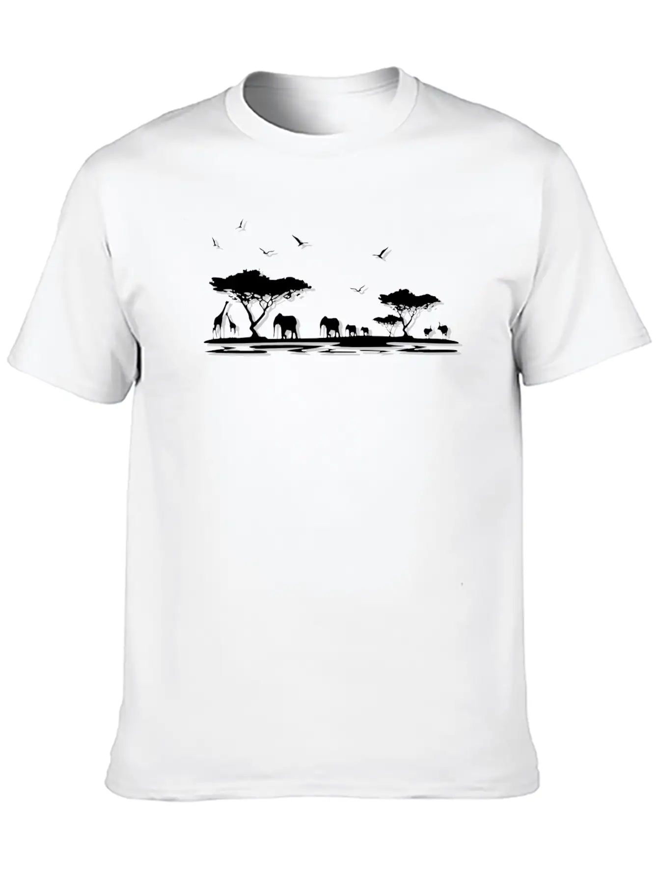 Africa Shadow T Unisex Casual T-Shirt – Clean Design For Daily Comfort