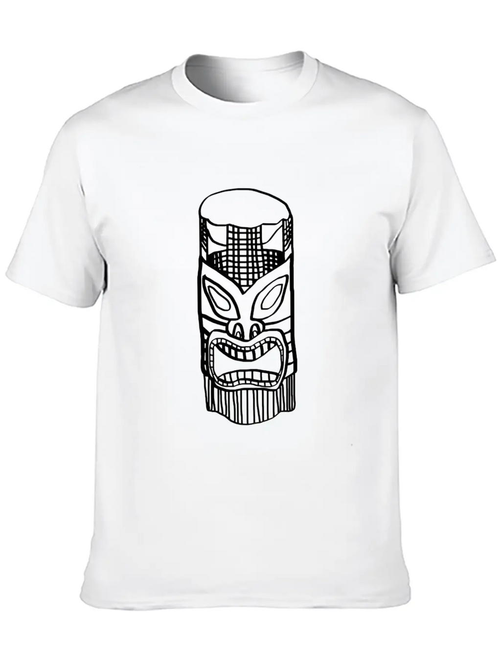 African Totem Tribal Art Tribe Floral Paleo Cave Unisex Casual T-Shirt – Clean Design For Daily Comfort