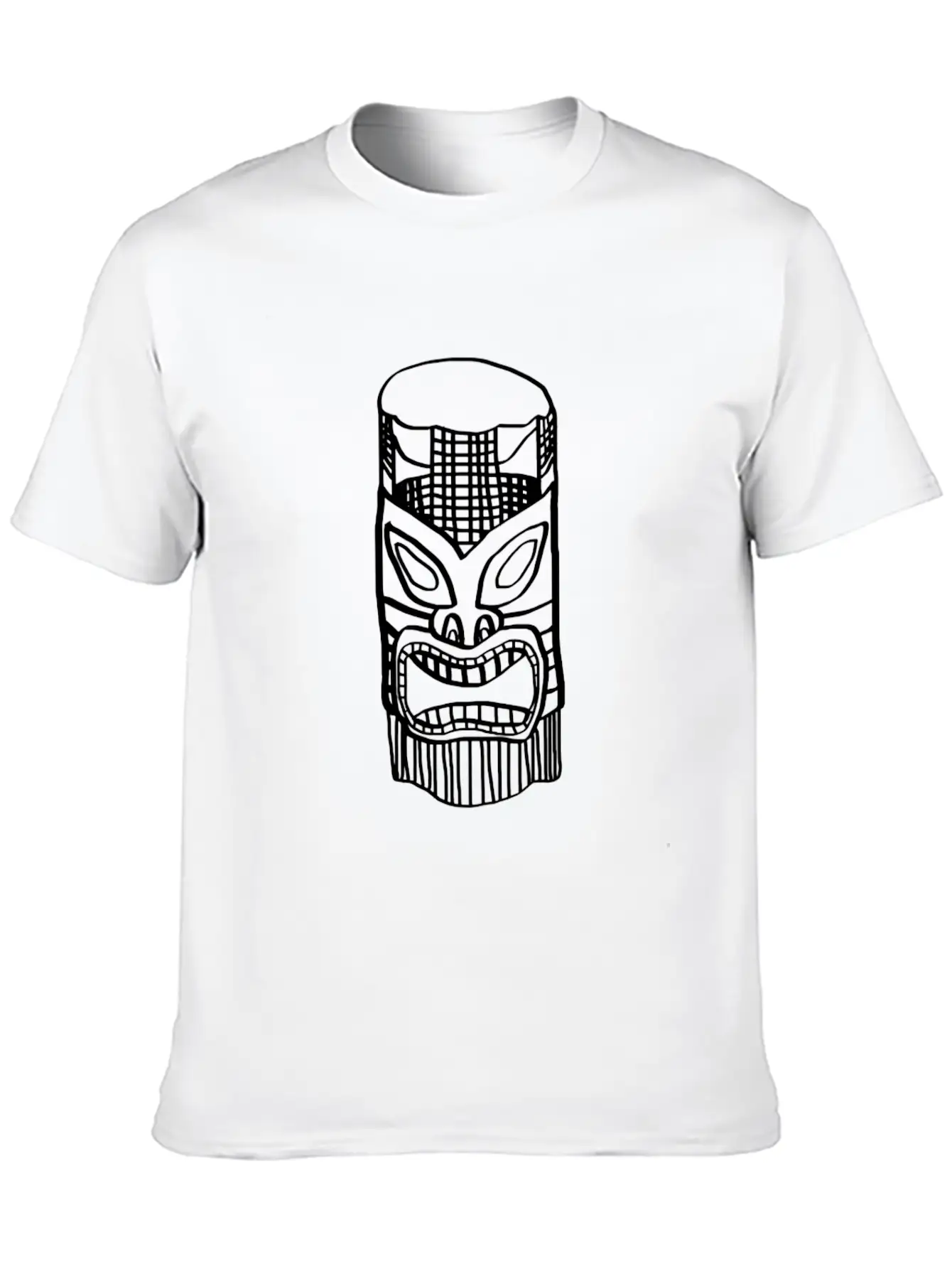 African Totem Tribal Art Tribe Floral Paleo Cave Unisex Casual T-Shirt – Clean Design For Daily Comfort