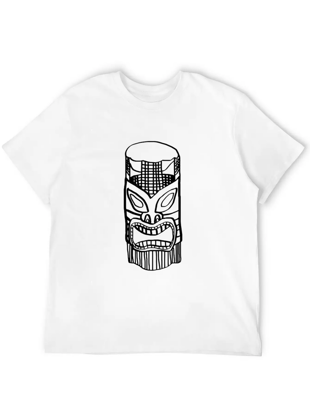 African Totem Tribal Art Tribe Floral Paleo Cave Unisex Casual T-Shirt – Clean Design For Daily Comfort