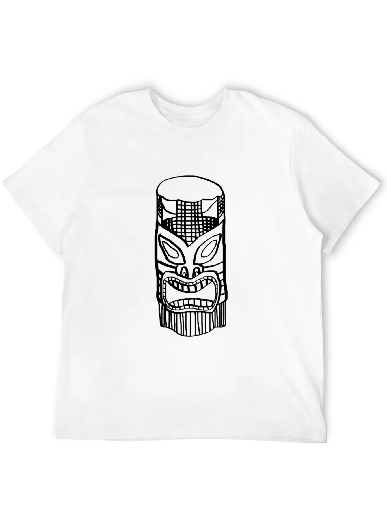 African Totem Tribal Art Tribe Floral Paleo Cave Unisex Casual T-Shirt – Clean Design For Daily Comfort