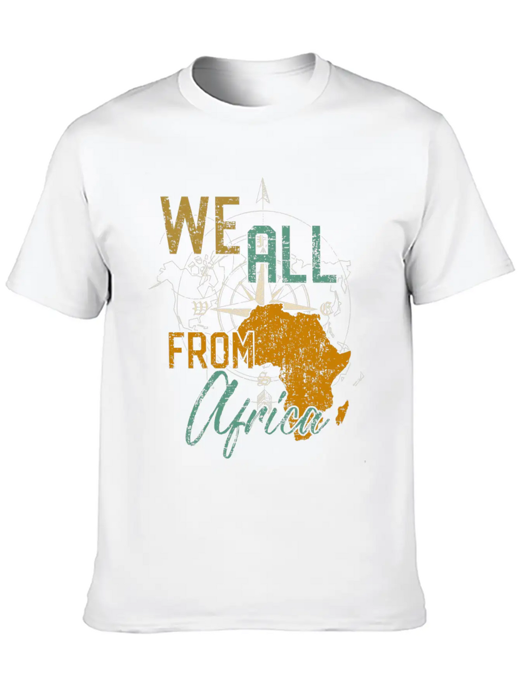 Afrika Home Gift Idea Unisex Short Sleeve Soft Cotton T-Shirt – Casual Everyday Wear