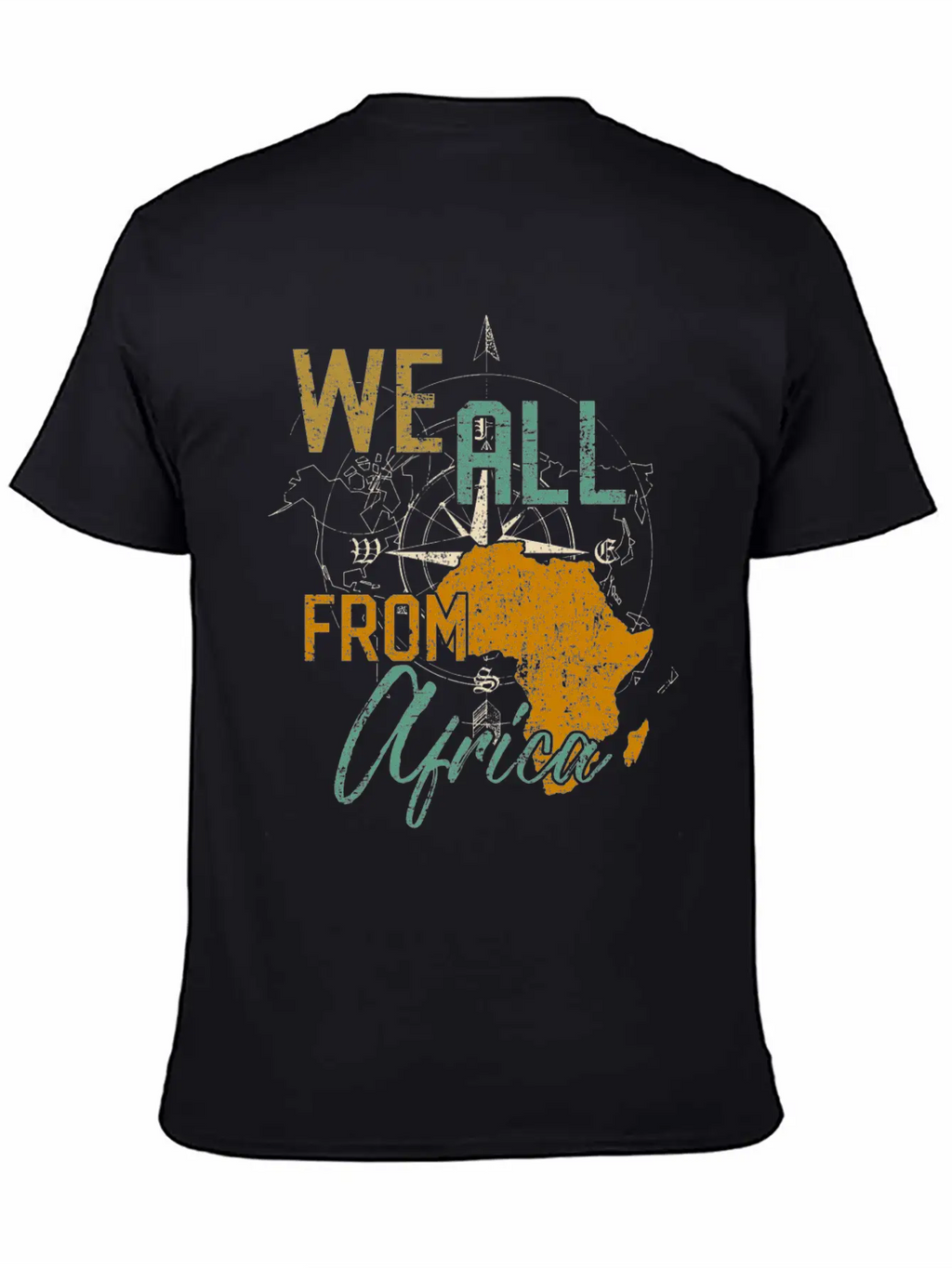 Afrika Home Gift Idea Unisex Short Sleeve Soft Cotton T-Shirt – Casual Everyday Wear