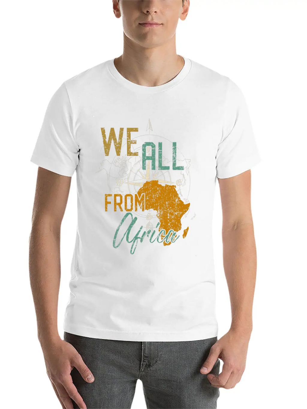 Afrika Home Gift Idea Unisex Short Sleeve Soft Cotton T-Shirt – Casual Everyday Wear