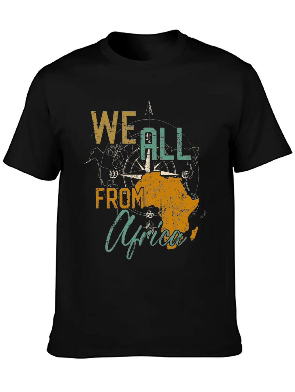 Afrika Home Gift Idea Unisex Short Sleeve Soft Cotton T-Shirt – Casual Everyday Wear